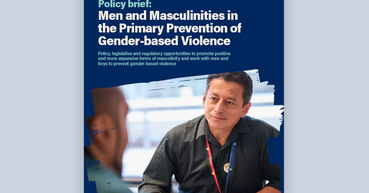 Our Watch | Men and masculinities in the primary prevention of…